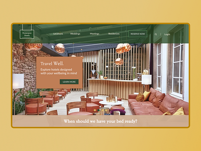 Homespun Hotels - Landing Page - 003 003 branding design hotel landing page ui ux