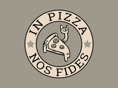 In pizza we trust adobe adobe illustrator design illustration pizza t-shirt takeaway tattoo