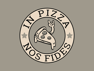In pizza we trust adobe adobe illustrator design illustration pizza t shirt takeaway tattoo