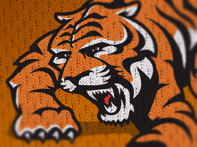 Pearson Bengals bengals illustration logo sports sports logos tiger