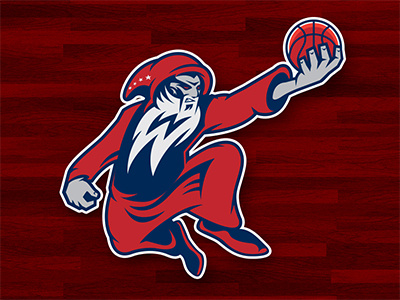 Washington Wizards basketball concept illustration logo nba sports sports logo wizard