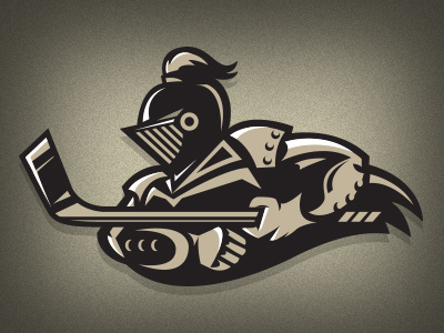 LVNV black knights concept hockey illustration knight las vegas logo nhl