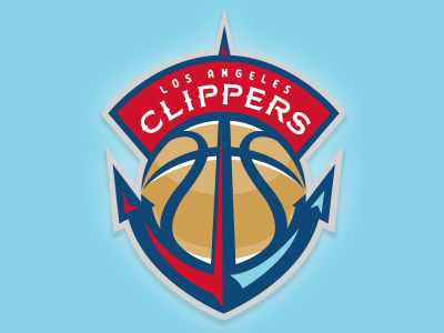 LA Clippers basketball clippers concept la logo los angeles nba sports sports logo team