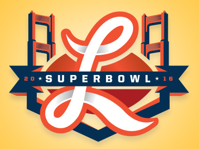 SB: L football logos nfl sports sports branding sports logos superbowl