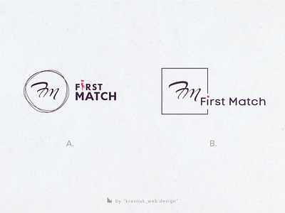 First Match agency branding bundle dating design designer logo first match graphic graphicdesign icon illustration illustrator logo logoinspiration minimal minimalism typography vector