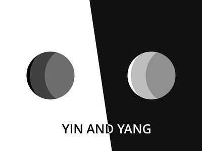 Yin and Yang Logo app branding design icon logo minimal minimalist vector