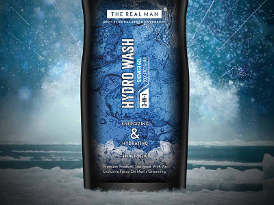 Rebranding for The Realman Body Wash branding label design packaging packaging design packaging inspiration