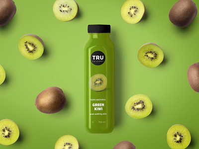 TRU JUICERY bottle design bottle label branding clean designconcept juice labeldesign minimal packagedesign packaging packagingpro