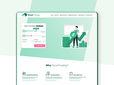 Cloud Funding Landing Page