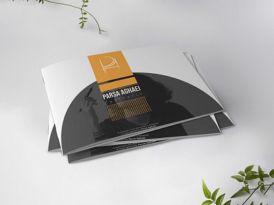 Printed Portfolio a4 a5 architecture book cover catalog catalogue composition cover design horizontal mockup mockup orange pdf portfolio print university portfolio