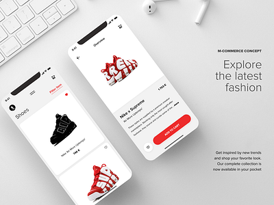 M-commerce App Concept