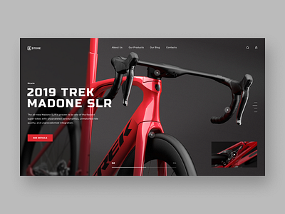 Bike Store - website concept