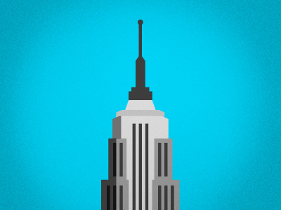 Top. building illustration new york