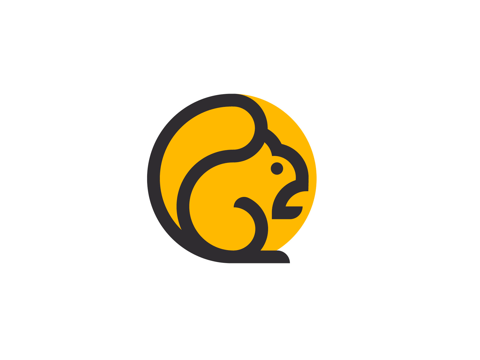 Squirrel Logo .ai animais animals brand branding design esquilo illustration illustrator logo squirrel