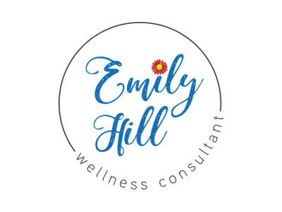 Emilyhillwellness Logo branding identity logo design