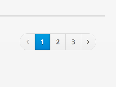 Pagination styled with CSS3 css css3 html navigation pagination web