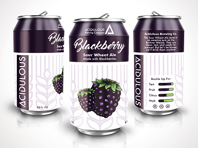 Acidulous Brewery beer branding illustrations illustrator label logo logo design packaging packaging design