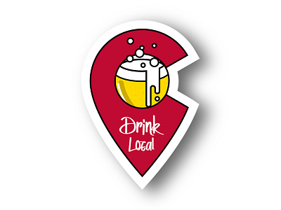 Drink Local Sticker