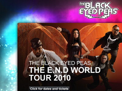 Bepart Big art banner black eyed peas