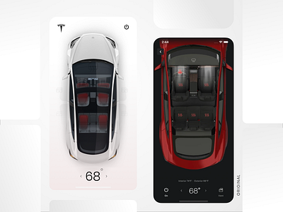 Tesla App Redesign *1/* app tesla ui ux