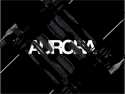 AURORA BRANDING 3d ar augmentedreality black brand branding cgi design illustration logo meta metaverse minimal render stealth ui ux vector vr xr