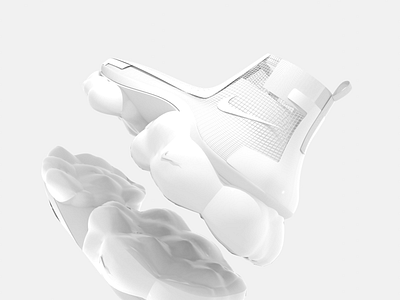 NIKE CLOUDMAX 3d airmax branding cgi design fashion hightops jordan nike nikeshoes render shoes sneakers ux vapormax