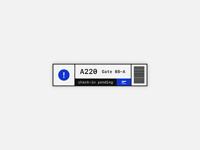 Flash message - Departure 011 airport daily ui daily ui 011 dailyui dailyui 011 dailyui011 departure error flash message ui uiux