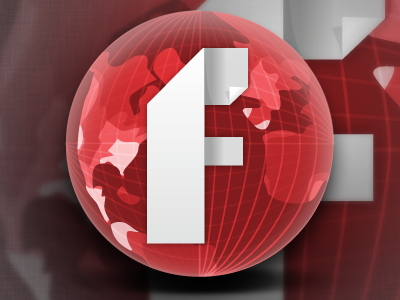 Flex logo f flex globe logo logomark red