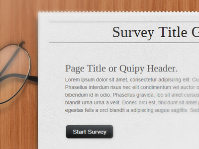 Survey: Newspaper Readership newspaper survey theme