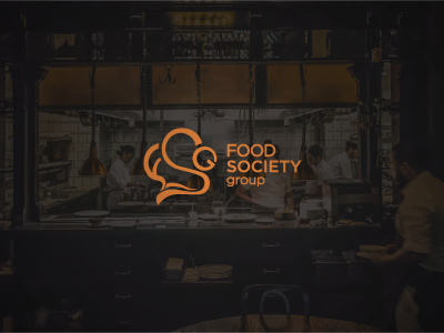 Food Society Group logo branding fnb logo