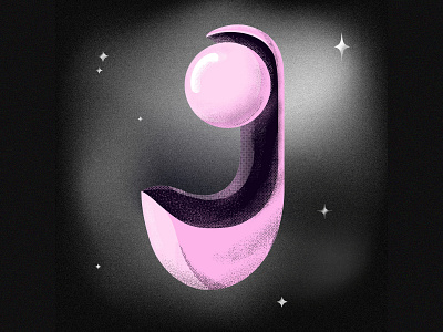 Letter G - mysterious planet in the universe clean design flat gradient illustration illustrator lettering logo minimal noise platet stars type typography typography design ui univers universe vector web