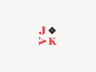 JAK Logo brand branding clean design flat identity lettering type typography vector