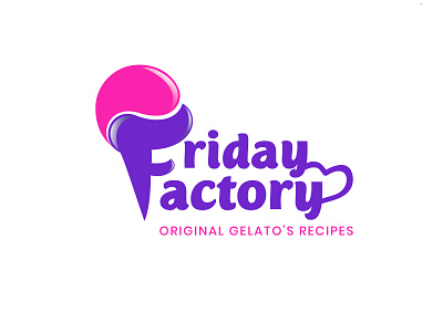 Friday Factory logo branding clean design logo vector