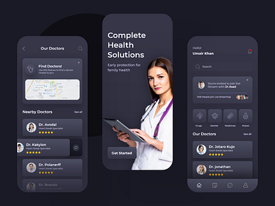 Find Doctor Online App Design