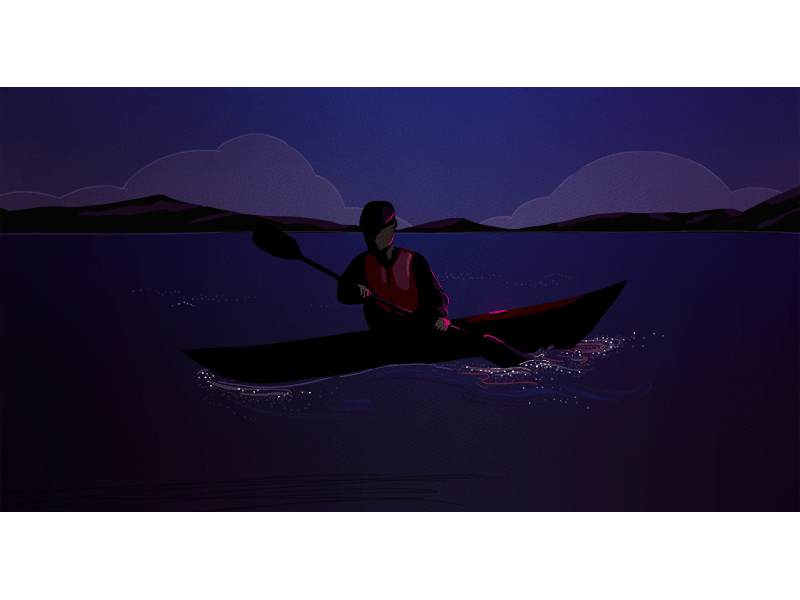 Bioluminescence bioluminescence gif illustration kayaking meetusinthewoods point reyes san francisco