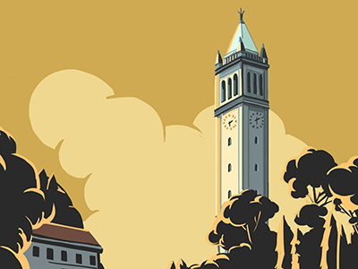 Berkeley Campanile berkeley california campanile illustration