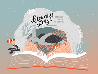 Literary Lots book coral illustration literary literary lots turtle