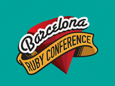 Baruco Dribble barcelona branding conference illustrator logo photoshop ruby