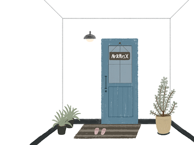【my house&my doors】1 illustration