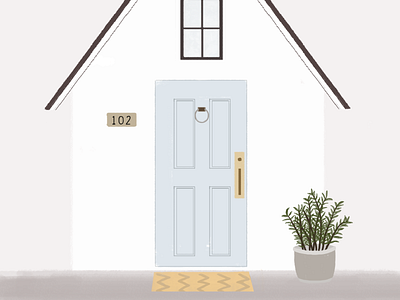 【my house & my doors】2 illustration