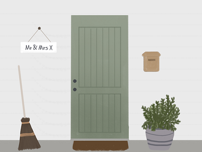 【my house&my doors】4 design illustration