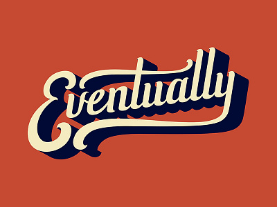 Eventually currents lettering tameimpala