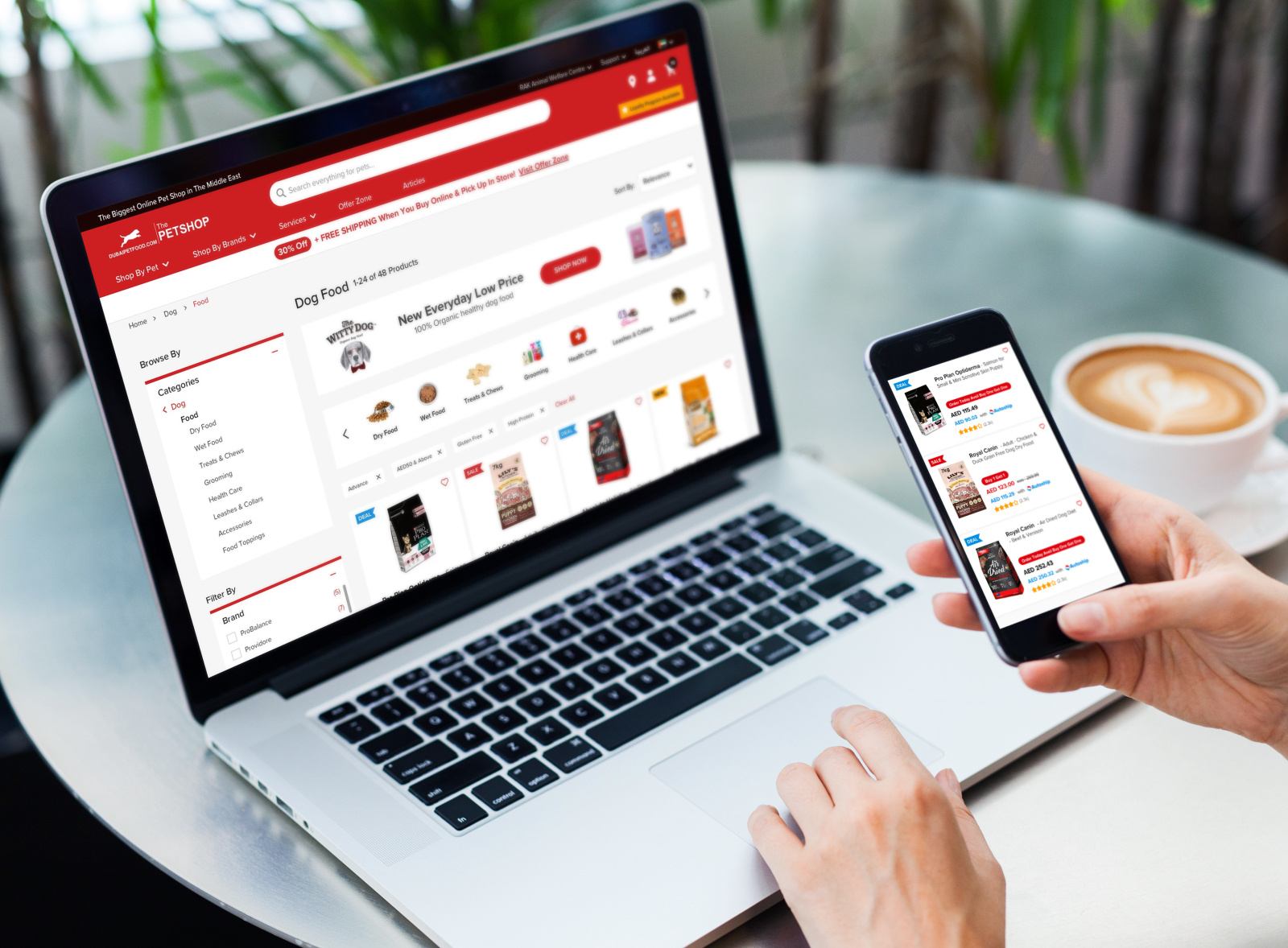 Dubai Pet Food PLP by Sayooj Manohar on Dribbble