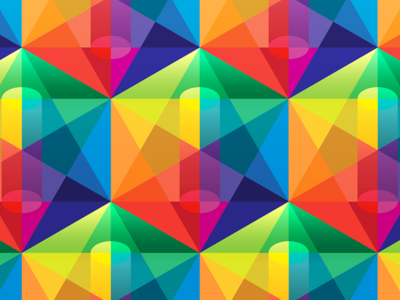 Isometric Pattern color colorful pattern rainbow trapezoid vector