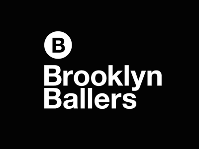 Brooklyn Ballers black brooklyn flat helvetica identity nba nets nyc subway white