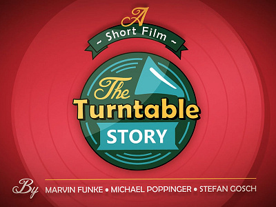 Turntable Story after effects graphic design intro logo motion design