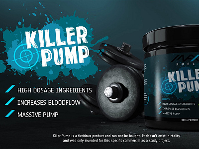 Max Fuel Packshot after effects cinema 4d packaging design packshot