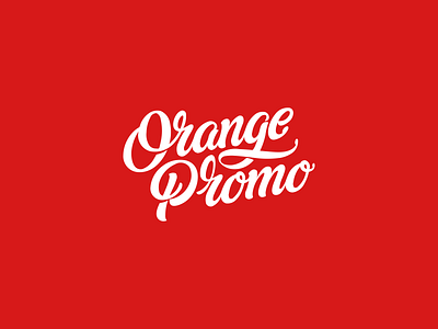 Orange Promo brand branding design identity identity design lettering logo logo design logodesign logos logotype orange promo vector