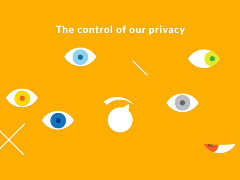 Privacy… and stuff animated animation design flat gif icon motion vector video