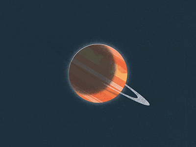 Space exploration 2d animation animated animation gif loop mograph motion motion design motion graphics planet planets